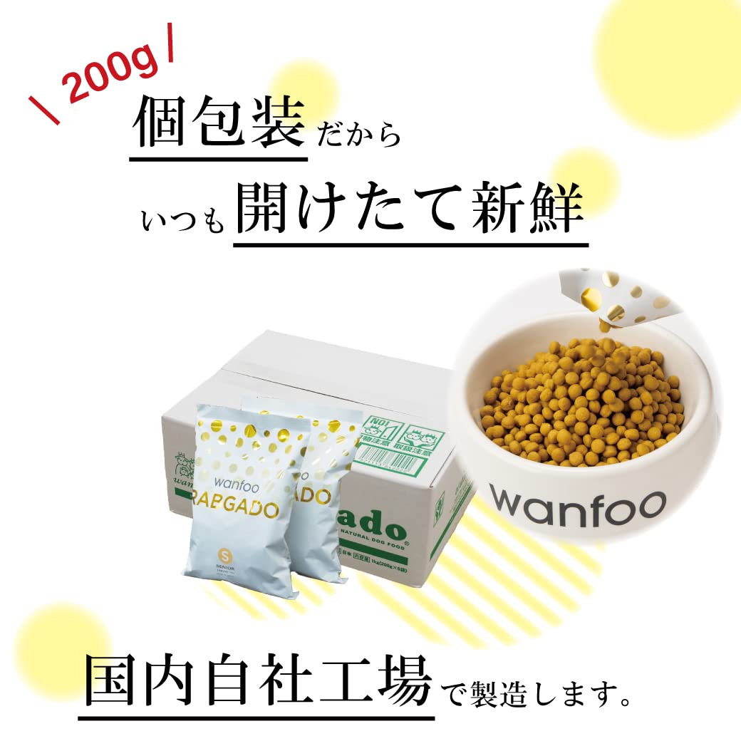 Amazon.co.jp: wanfoo ワンフー ラブガド (ウサギ肉タイプ) シニア